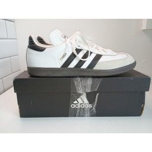 Adidas Samba Classic White Size 10 Low Top 772109 Athletic Sneaker